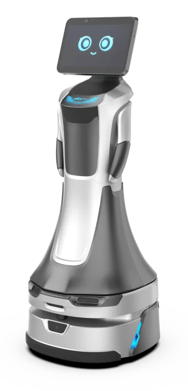 Empfangsroboter Orionstar Greetingbot freigestellt, Empfangsroboter mieten für Events